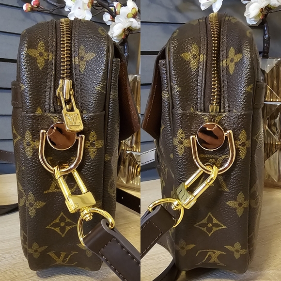 Authentic LOUIS VUITTON Jeune Fille GM Monogram Crossbody Shoulder Bag - Picture 4 of 11